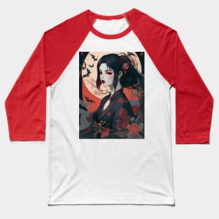 Japanese vampire ukiyo e art Baseball T-Shirt